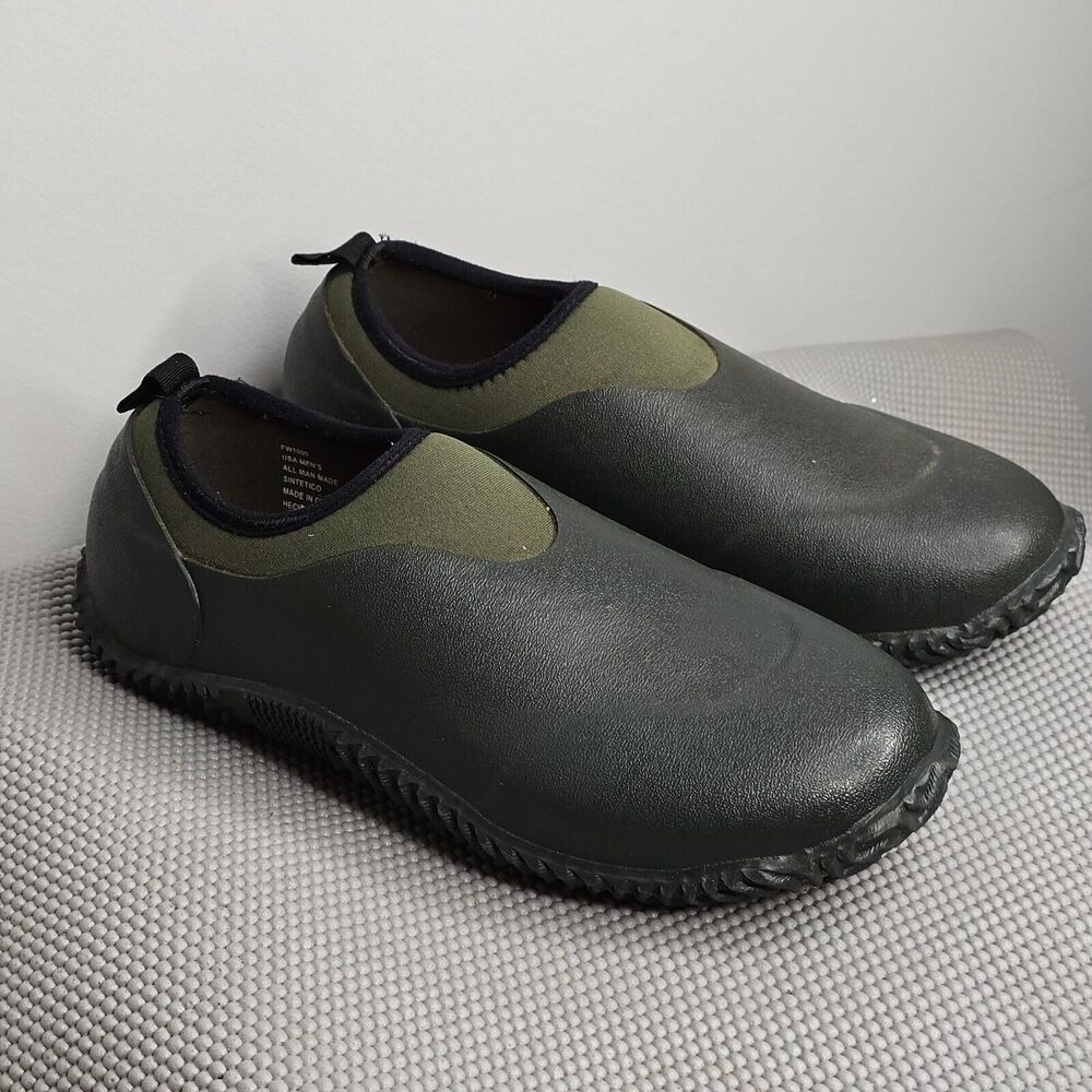 Habit Water Shoes Mens Size 7 Green‎ and Black All Weather Spandex Rubber